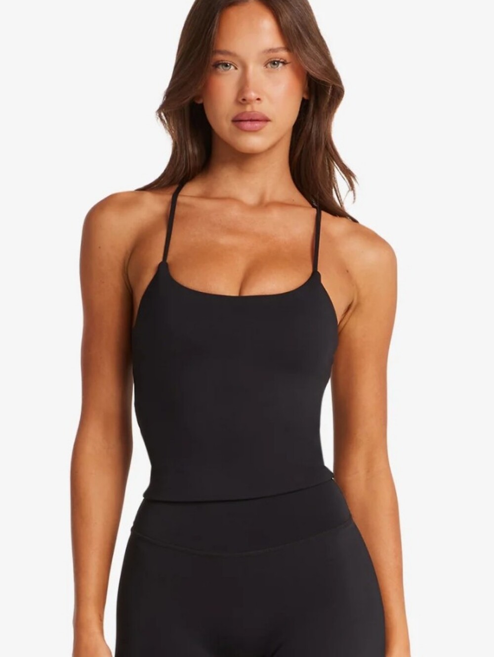 Crop Shop Boutique × Isabelle Mathers Freedom Sculpt Tank - Black, size Small